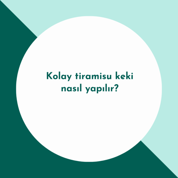 Kolay tiramisu keki nasıl yapılır? 1