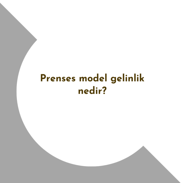 Prenses model gelinlik nedir? 1