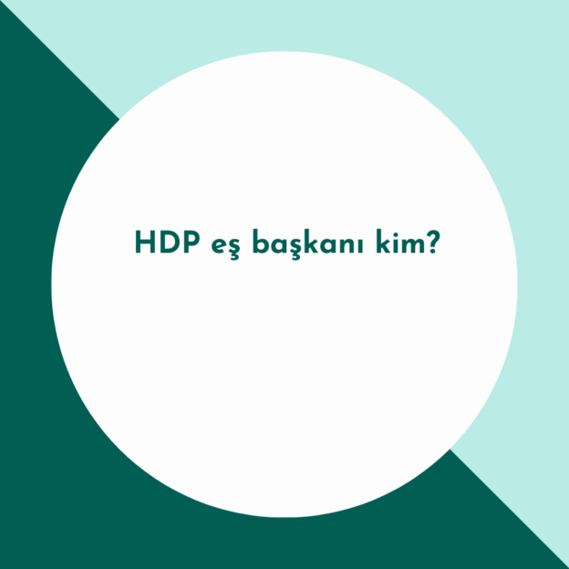 HDP eş başkanı kim? 1