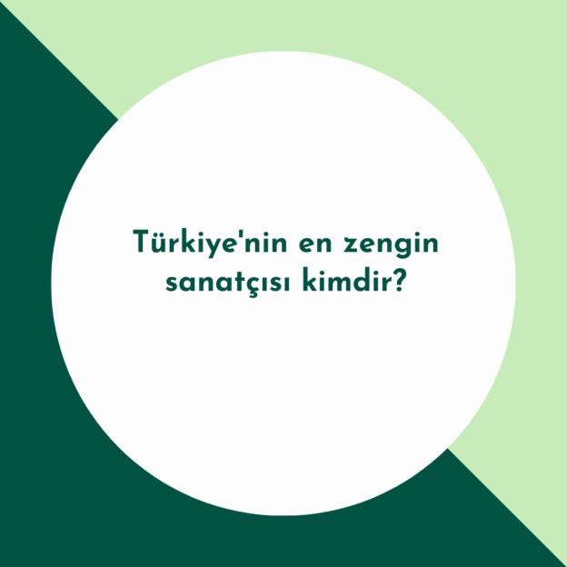 Türkiye'nin en zengin sanatçısı kimdir? 1