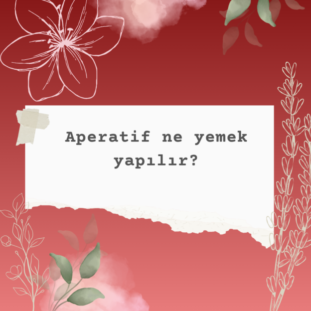 Aperatif ne yemek yapılır? 1