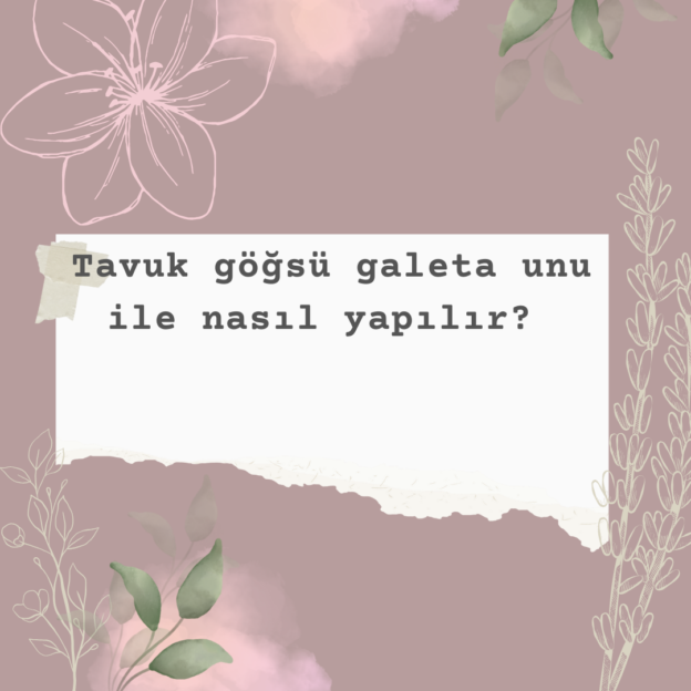 Tavuk göğsü galeta unu ile nasıl yapılır? 1