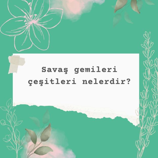 Savaş gemileri çeşitleri nelerdir? 1