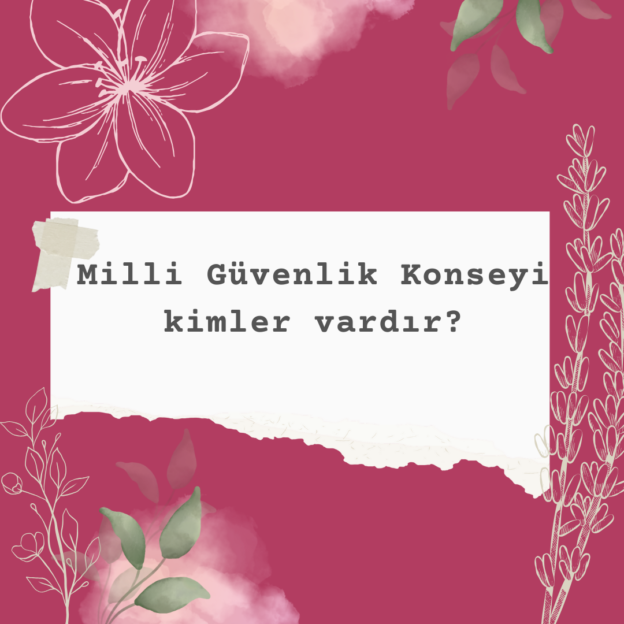 Milli Güvenlik Konseyi kimler vardır? 1