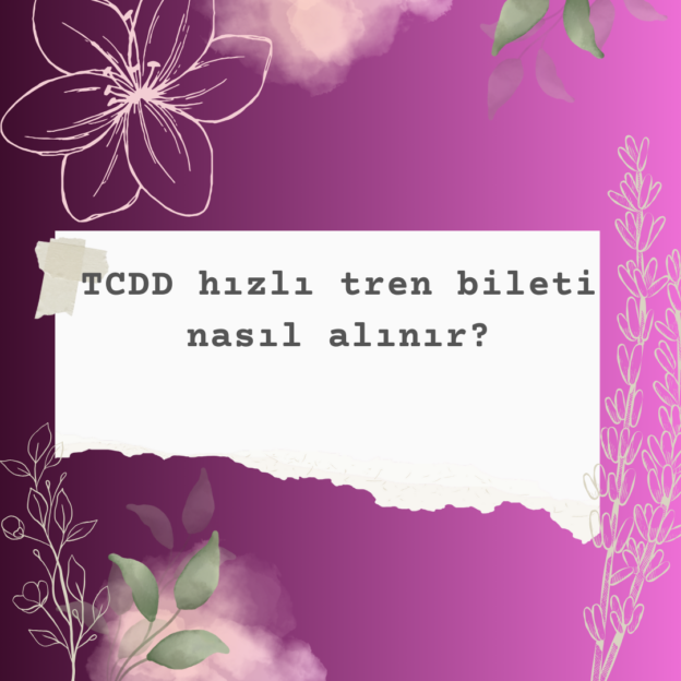 TCDD hızlı tren bileti nasıl alınır? 5