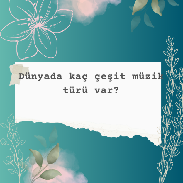 Dünyada kaç çeşit müzik türü var? 5