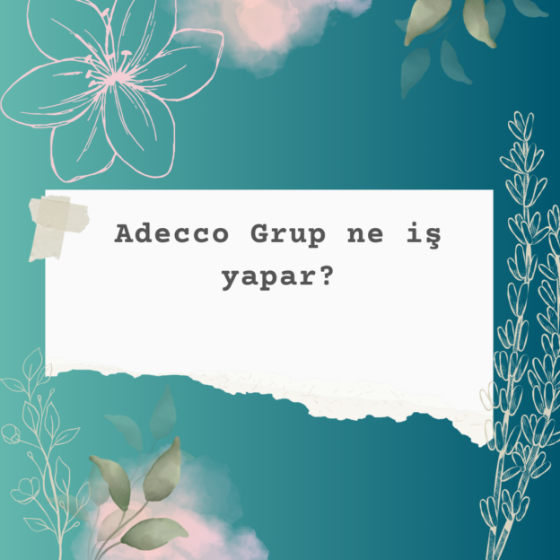 Adecco Grup ne iş yapar? 3