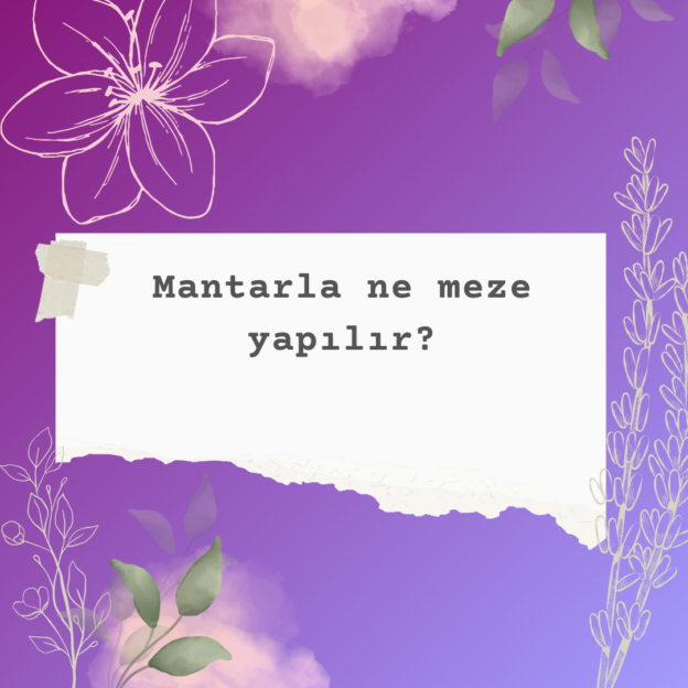 Mantarla ne meze yapılır? 1