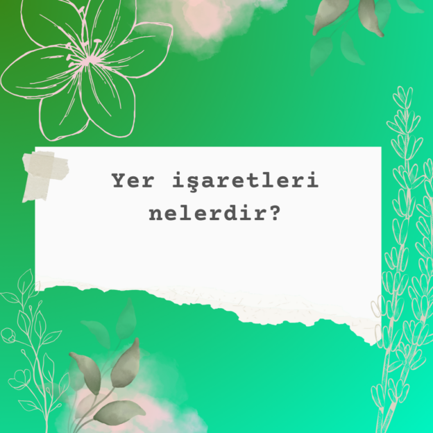 Yer işaretleri nelerdir? 1