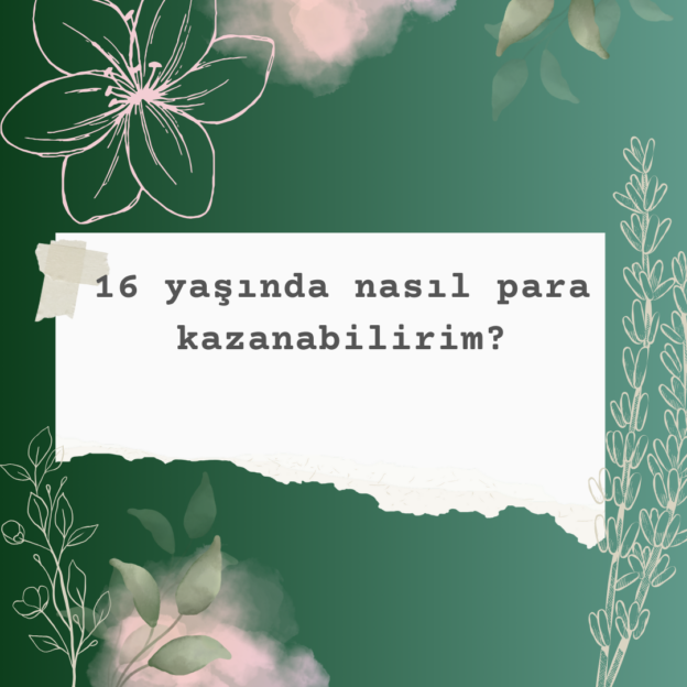 16 yaşında nasıl para kazanabilirim? 4