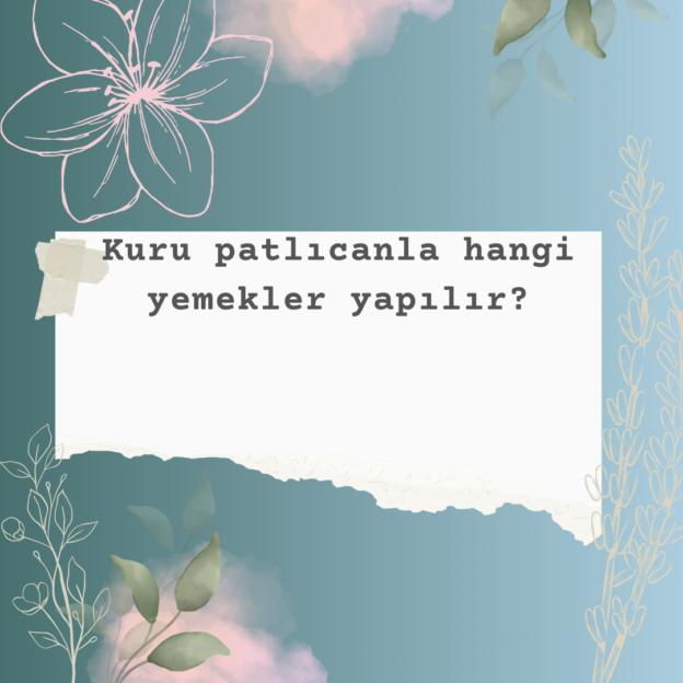 Kuru patlıcanla hangi yemekler yapılır? 1